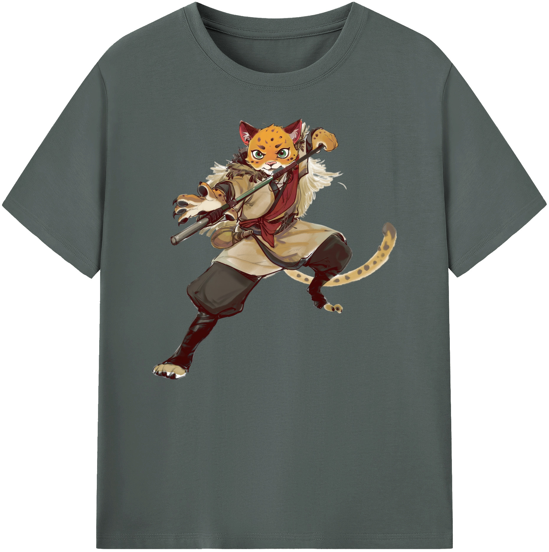 （画像用） Ne Zha 2 ナタ 魔童の大暴れ 綿100％ メンズ半袖Tシャツ｜肌触りやわらか＆通気性